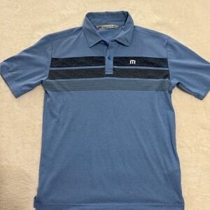 Travis Mathew Light Blue Polo Shirt